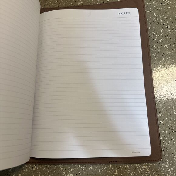 AT-A-GLANCE Signature Collection Clipboard with 2025 Monthly Planner Brown Large - Picture 7 of 9